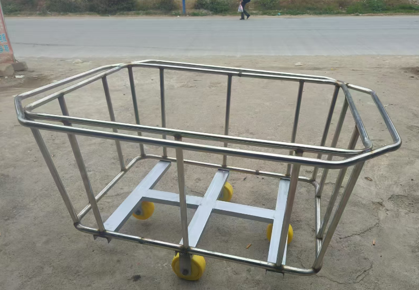 喜有沃不锈钢管助力布料不锈钢推车制作，打造行业优质解决方案